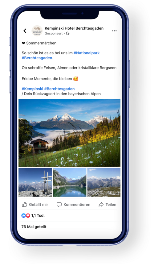 Beitrag Facebook Kempinski