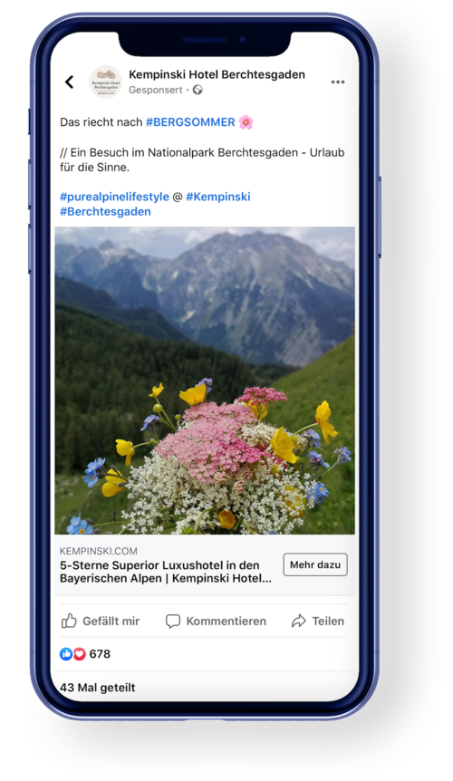 Beitrag Facebook Kempinski